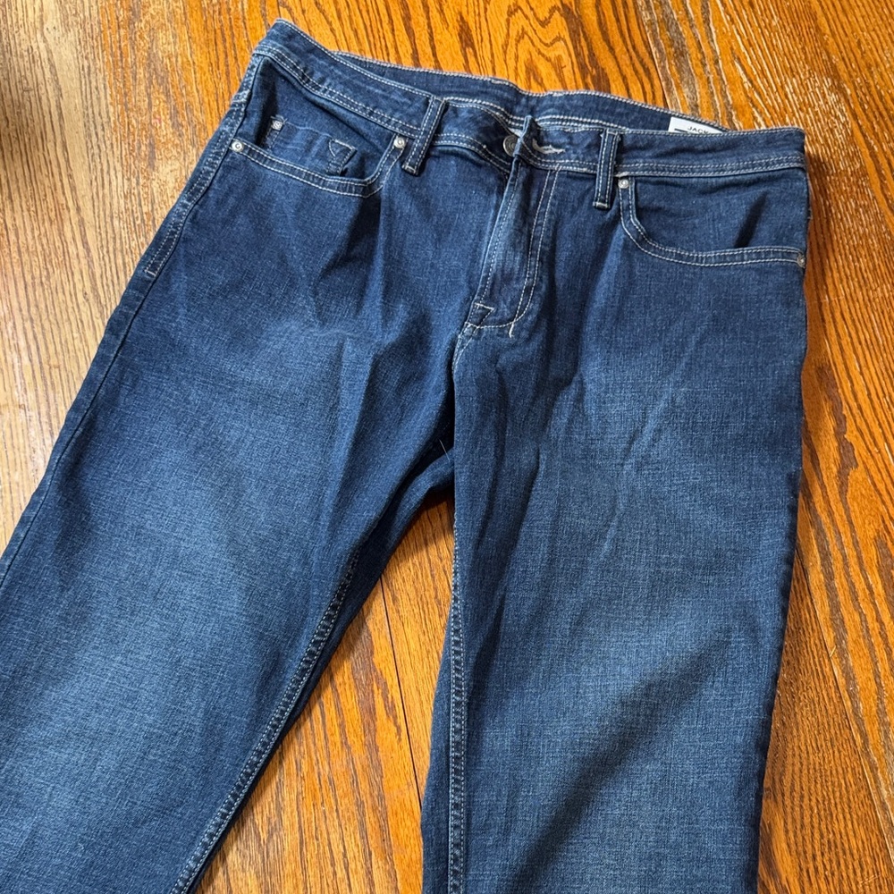 Buffalo David Bitton Dark Blue Straight Jeans